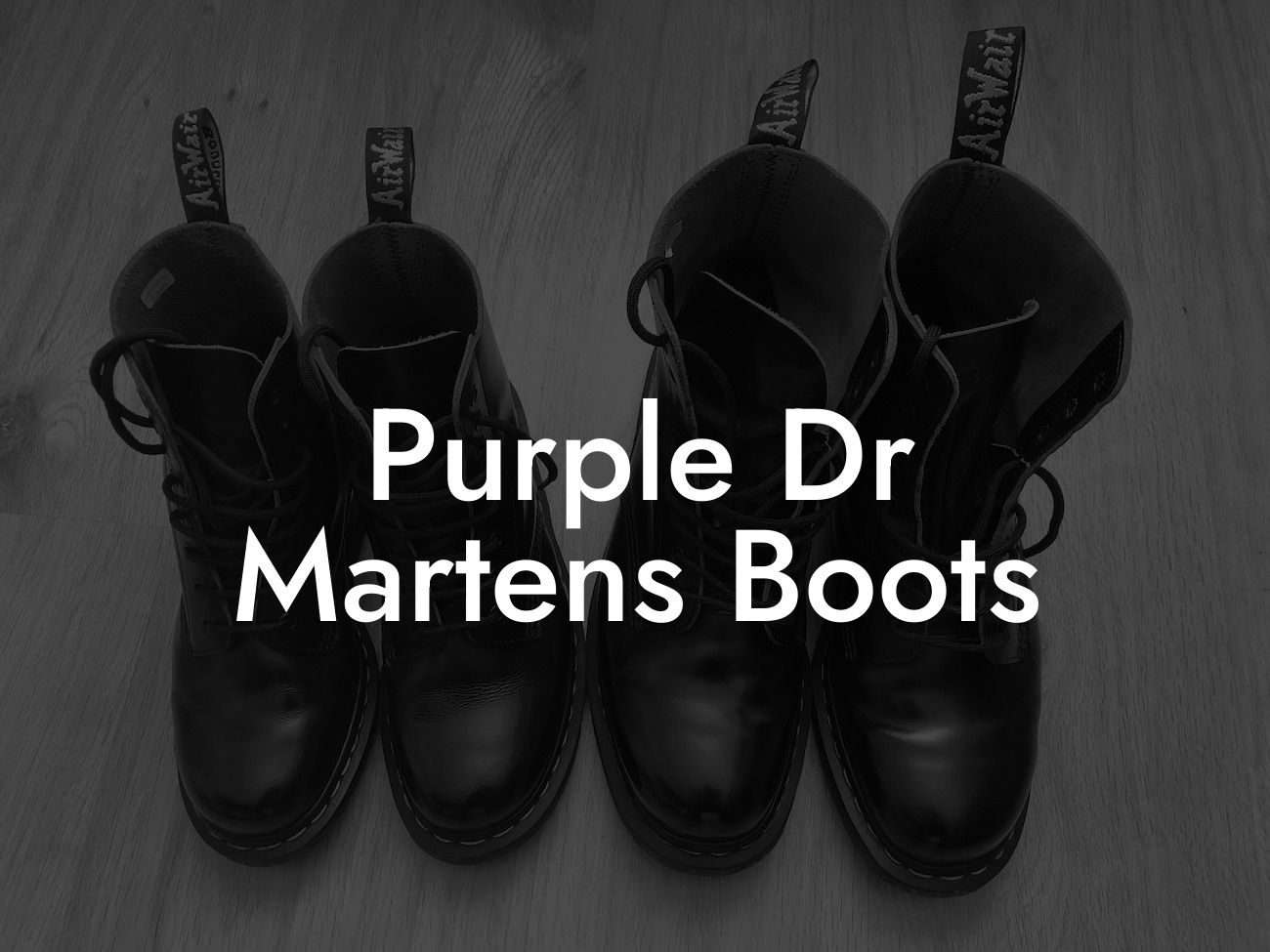 Purple Dr Martens Boots