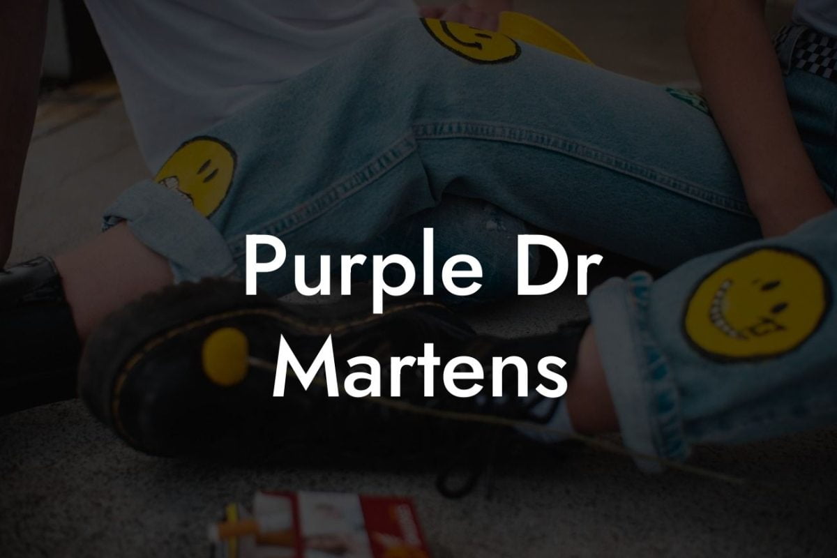 Purple Dr Martens