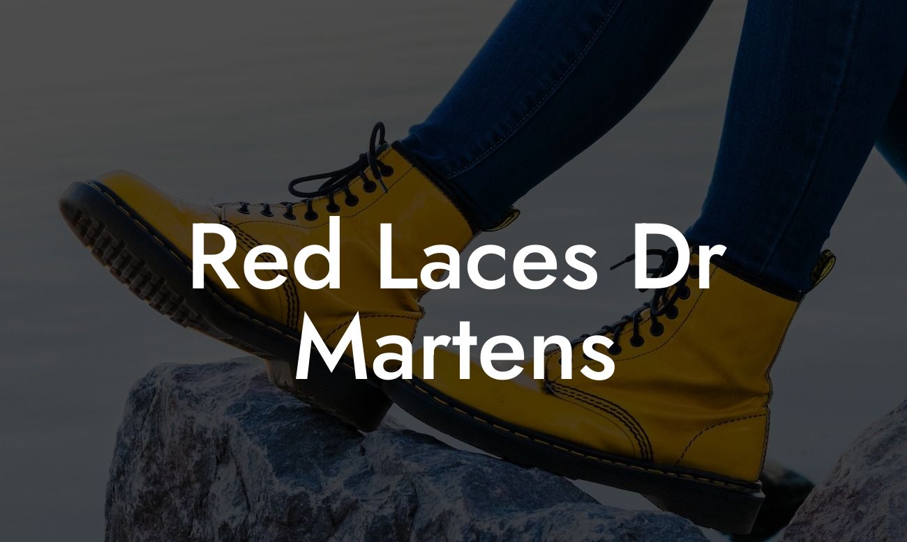 Red Laces Dr Martens