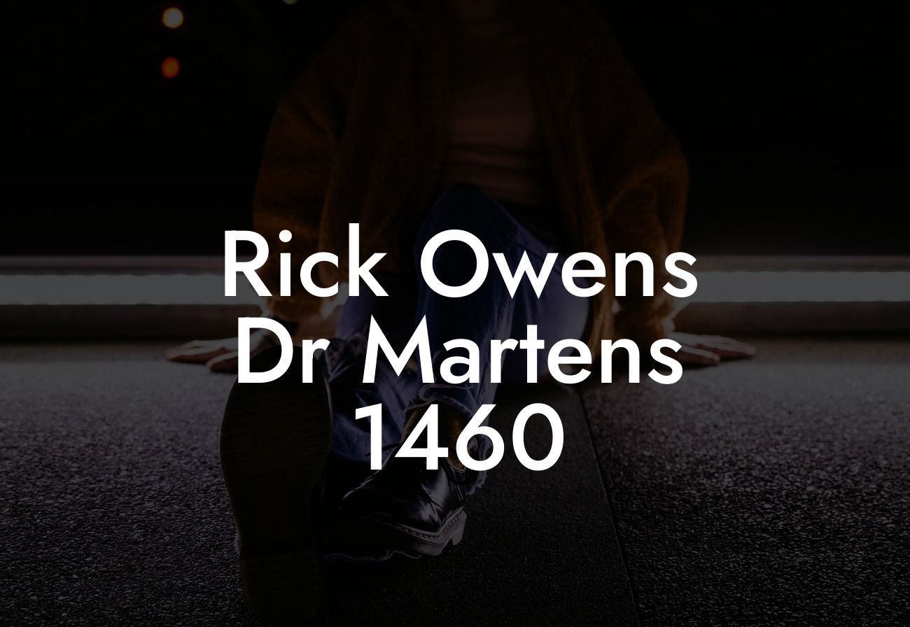 Rick Owens Dr Martens 1460