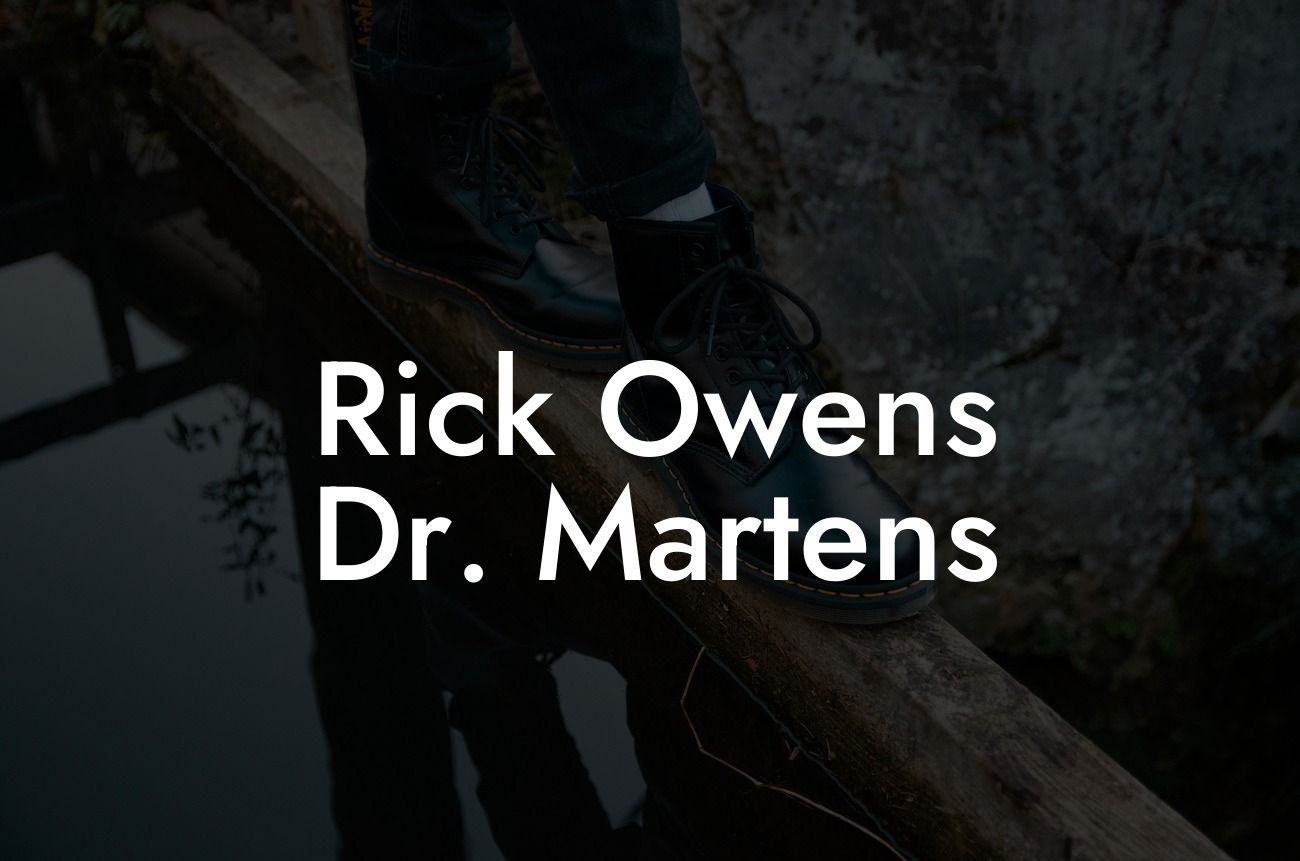 Rick Owens Dr Martens