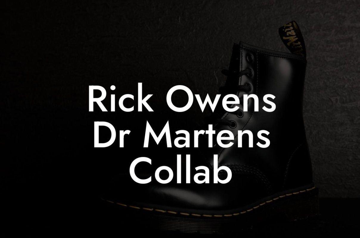 Rick Owens Dr Martens Collab