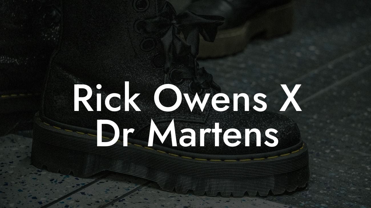 Rick Owens X Dr Martens