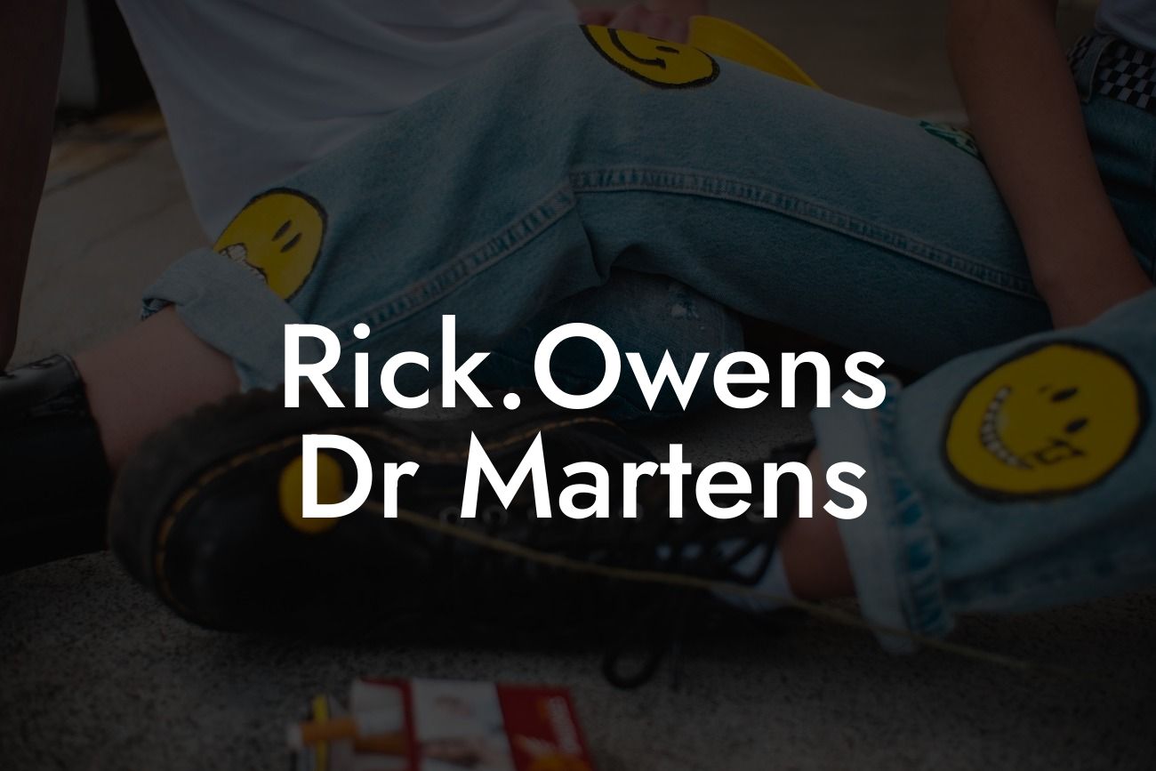 Rick.Owens Dr Martens