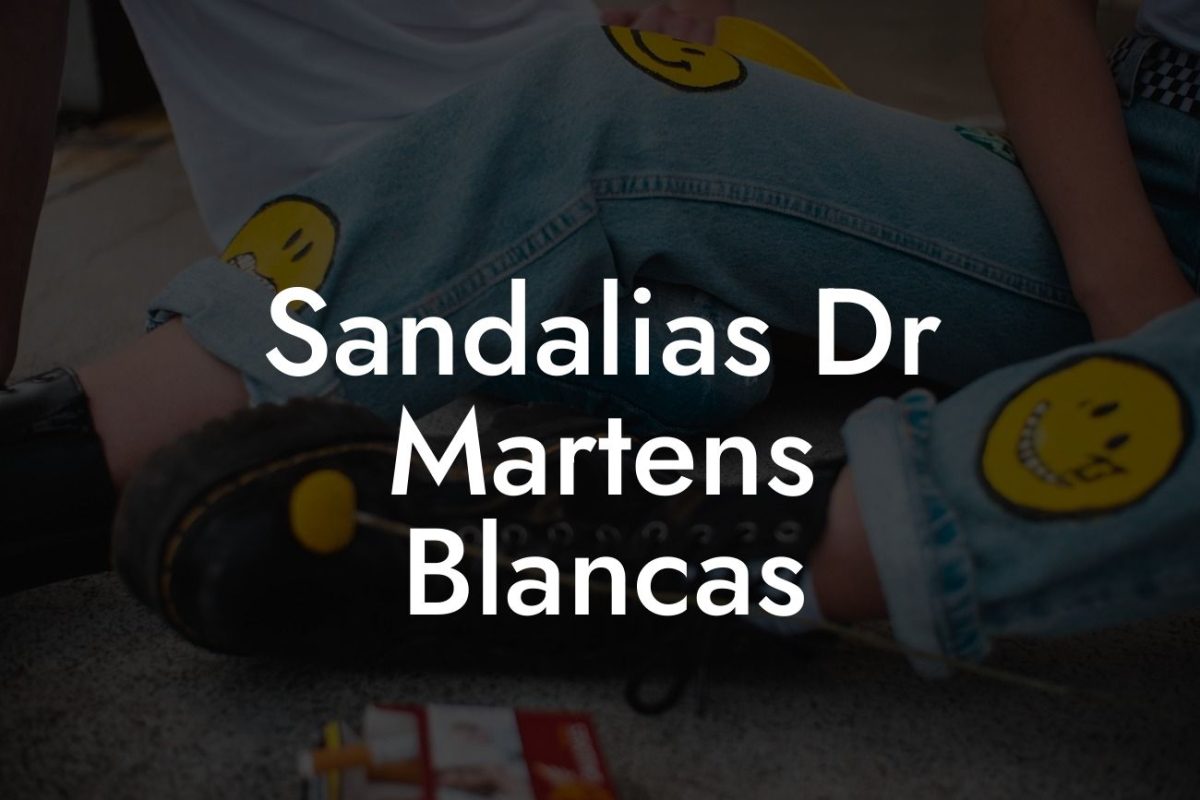 Sandalias Dr Martens Blancas