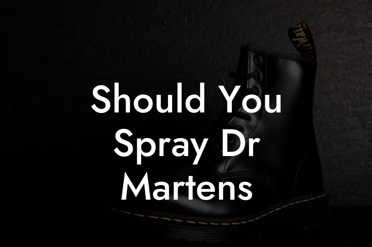 Should You Spray Dr Martens