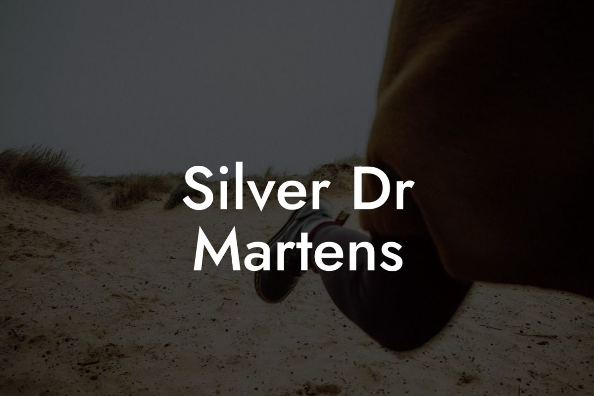 Silver Dr Martens