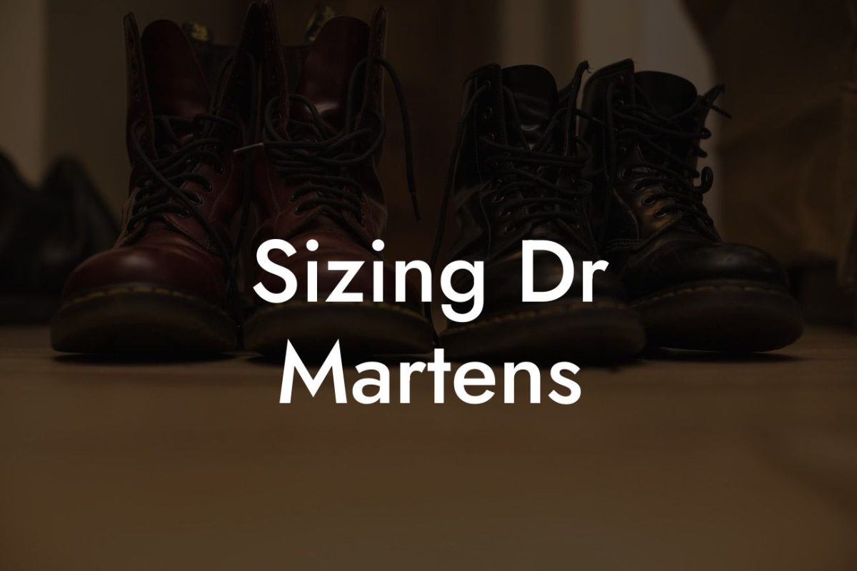 Sizing Dr Martens