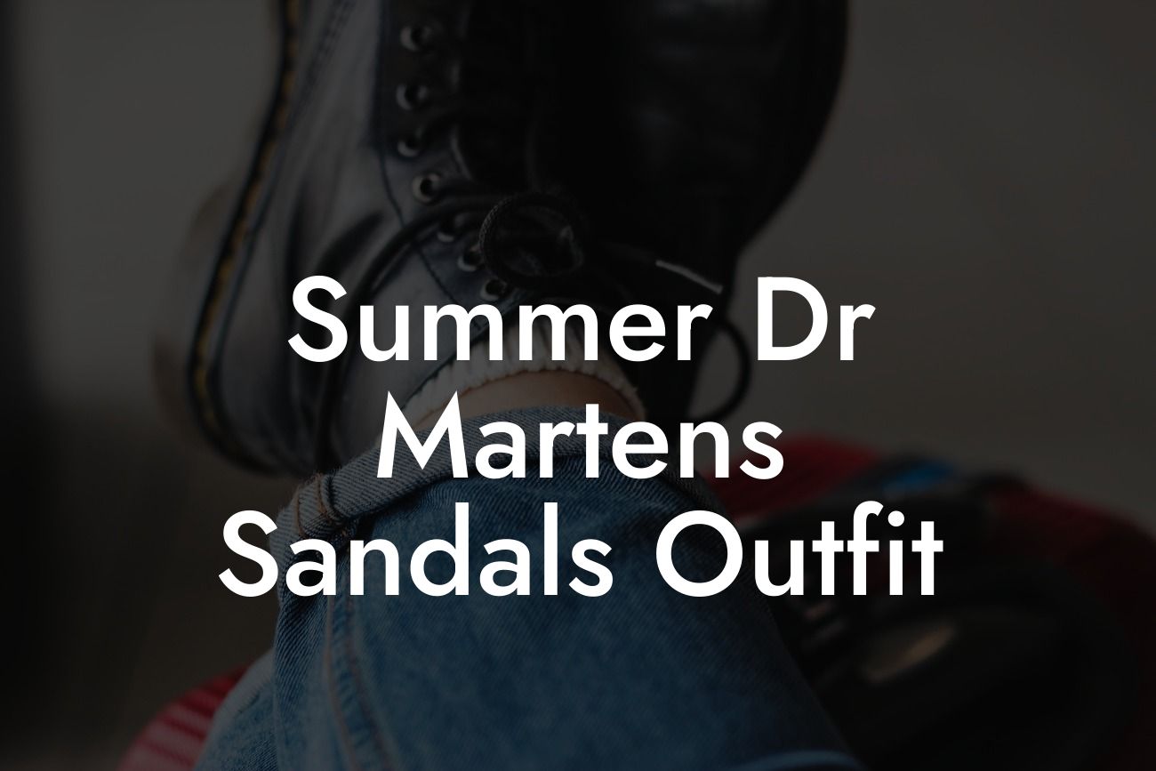 Summer Dr Martens Sandals Outfit