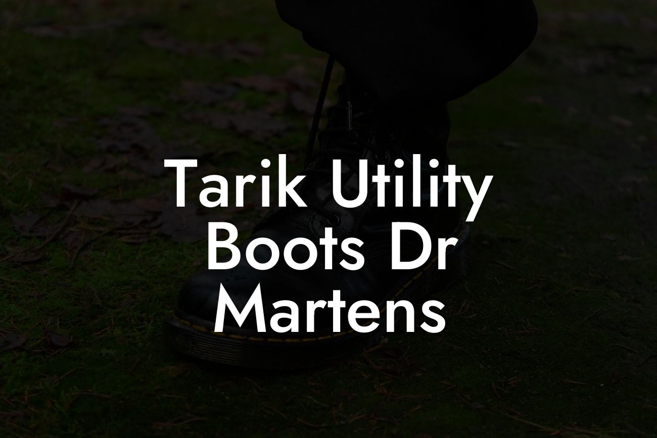 Tarik Utility Boots Dr Martens