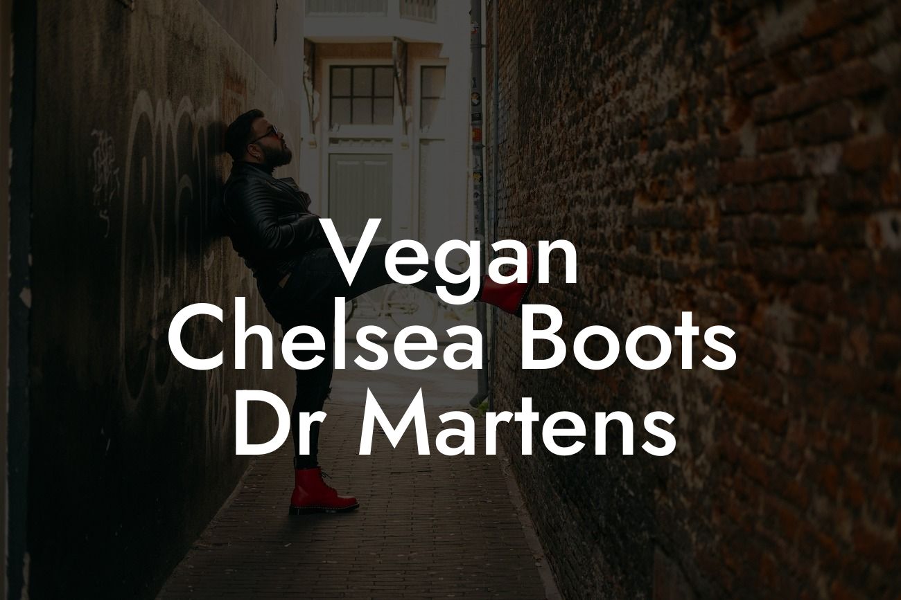 Vegan Chelsea Boots Dr Martens