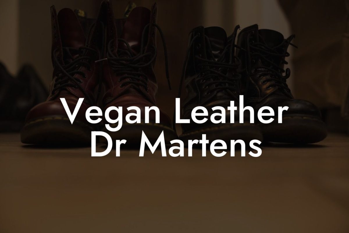 Vegan Leather Dr Martens