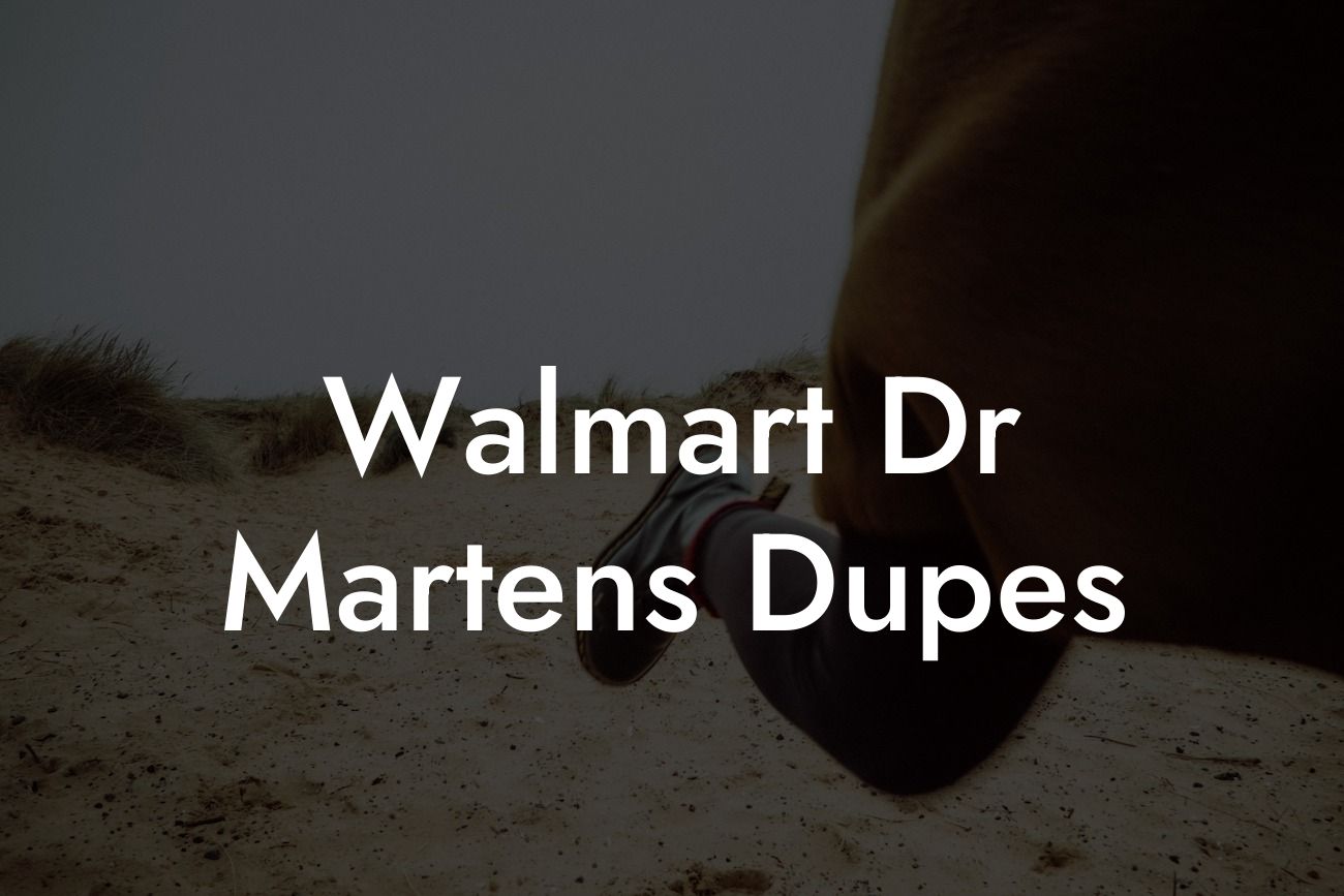 Walmart Dr Martens Dupes