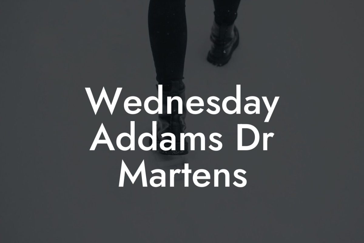 Wednesday Addams Dr Martens