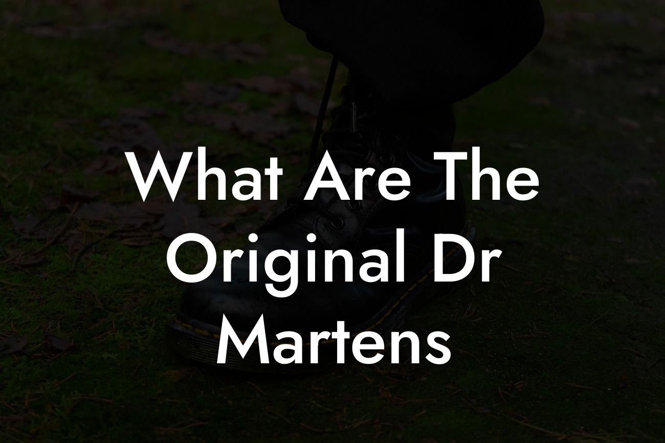 What Are The Original Dr Martens