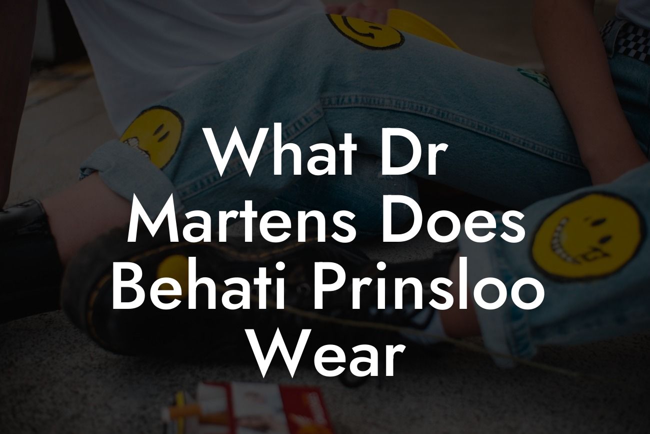 What Dr Martens Does Behati Prinsloo Wear