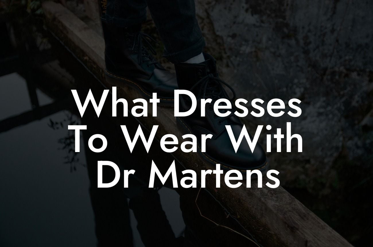 What Dresses To Wear With Dr Martens