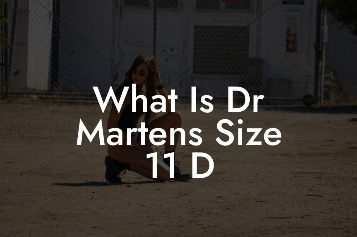 What Is Dr Martens Size 11 D