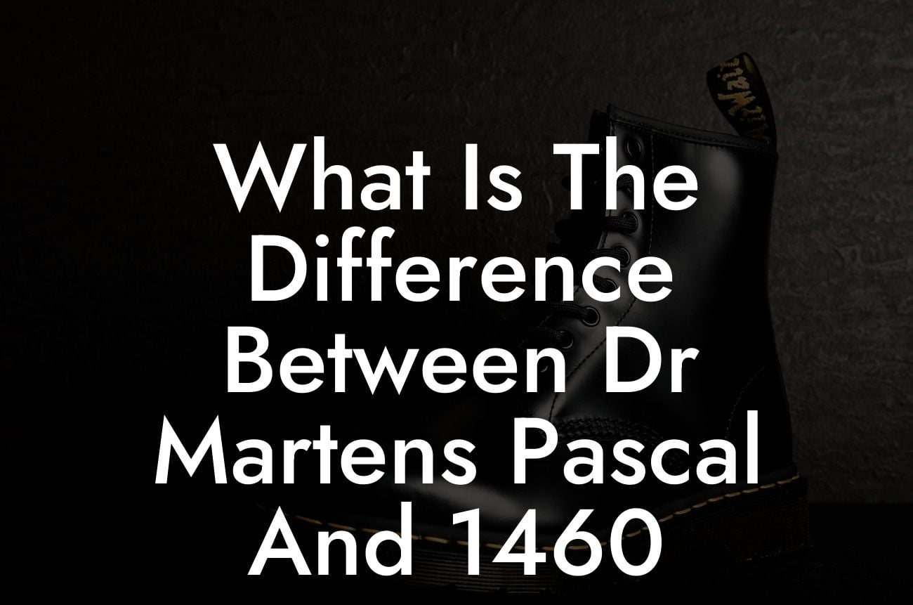 Dr martens pascal vs 1460 difference on sale