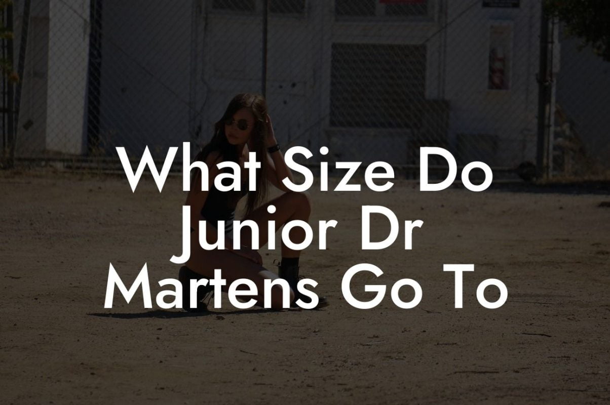 What Size Do Junior Dr Martens Go To