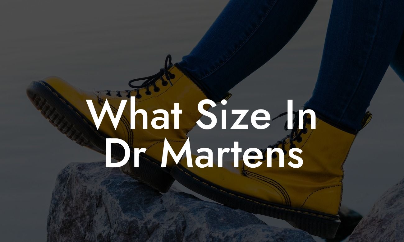 What Size In Dr Martens