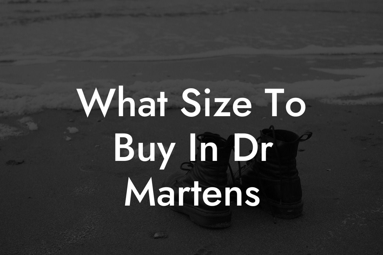 What Size To Buy In Dr Martens