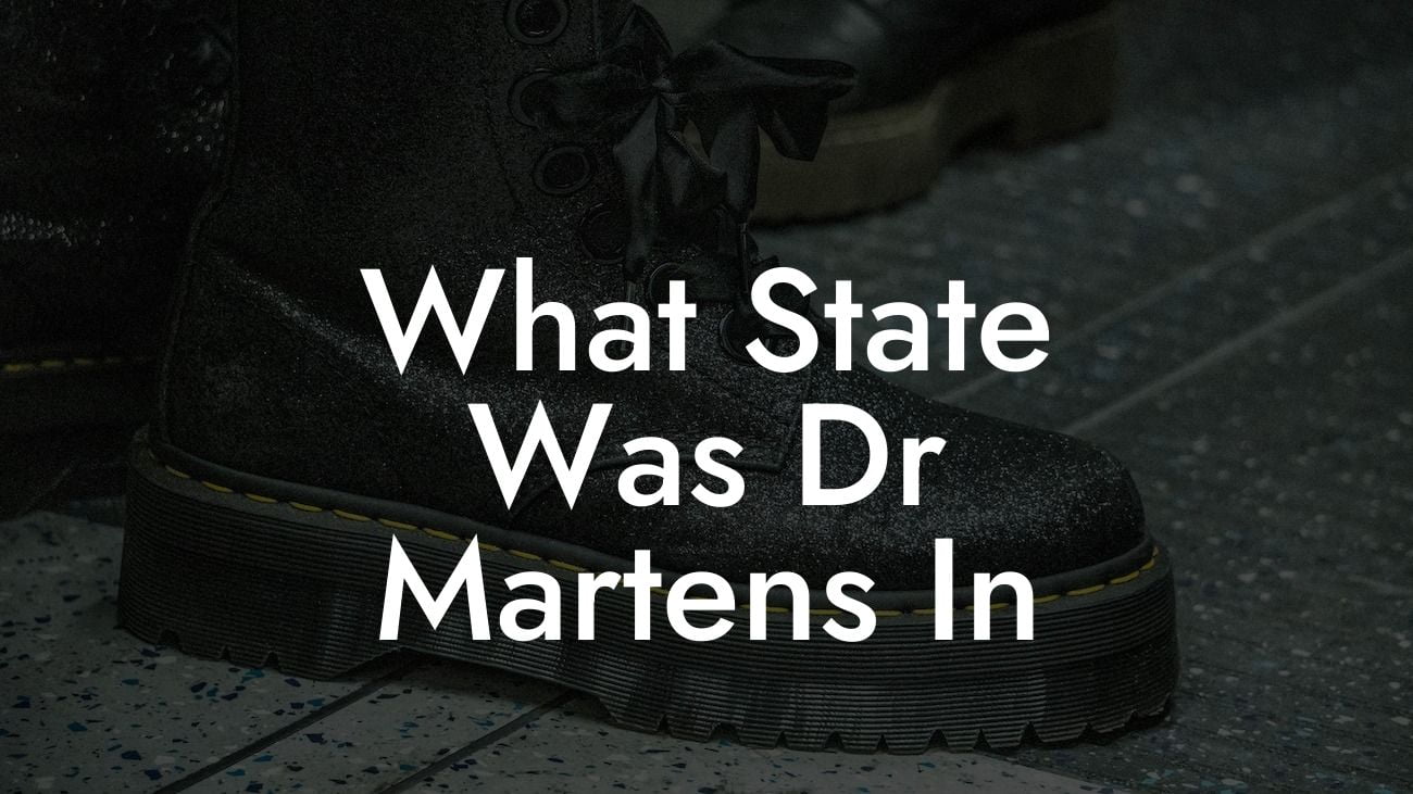 What State Was Dr Martens In