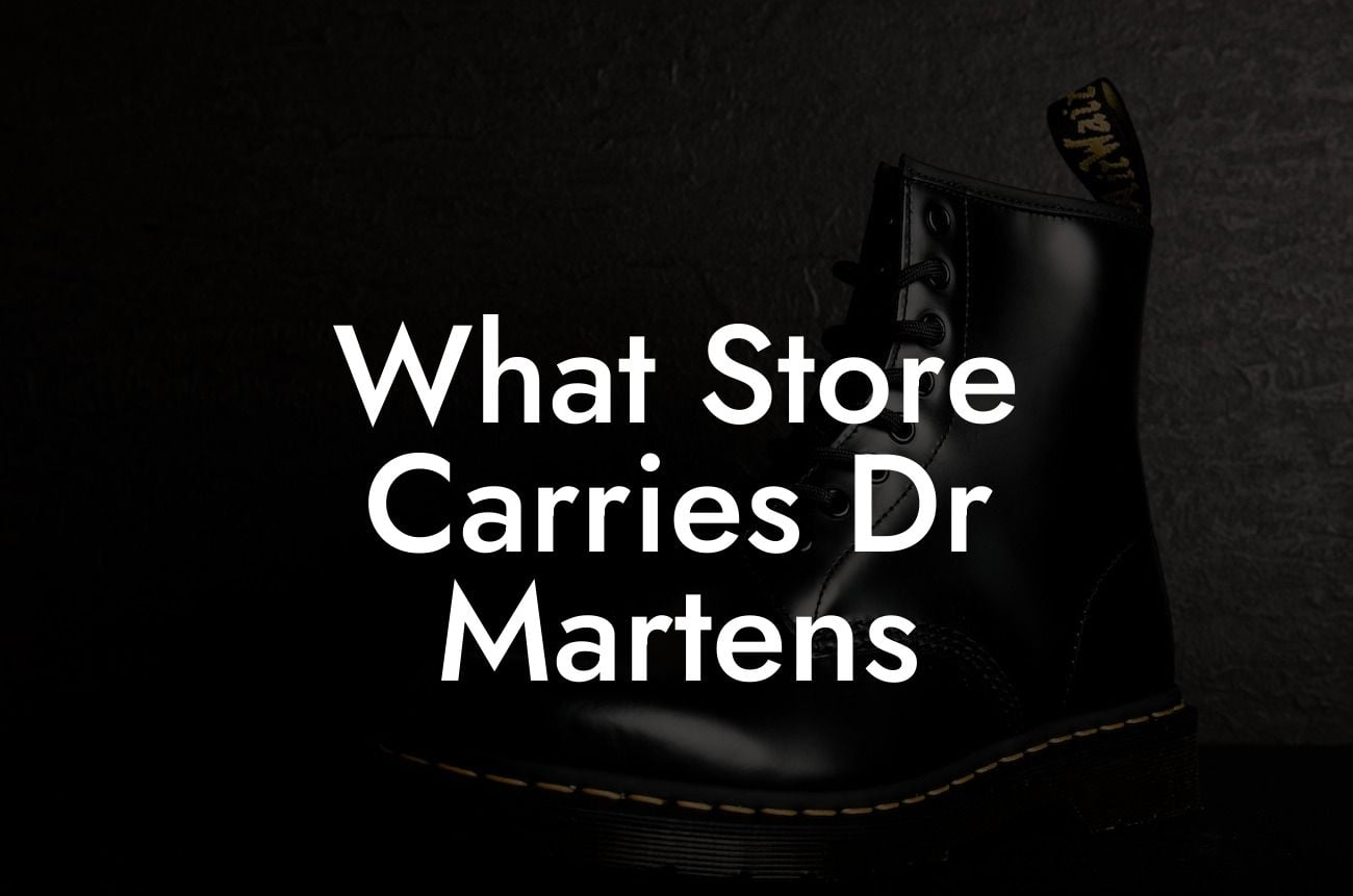 What Store Carries Dr Martens