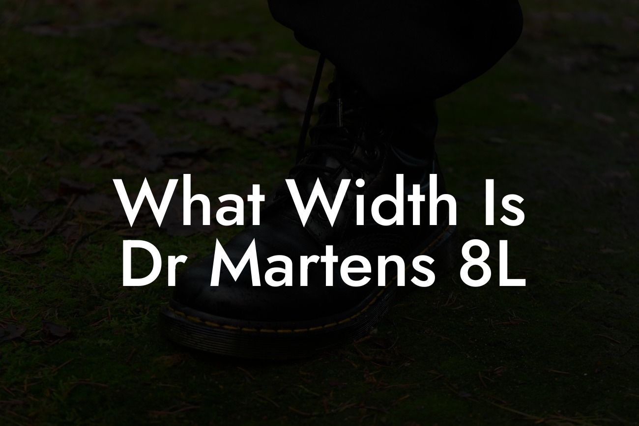 What Width Is Dr Martens 8L