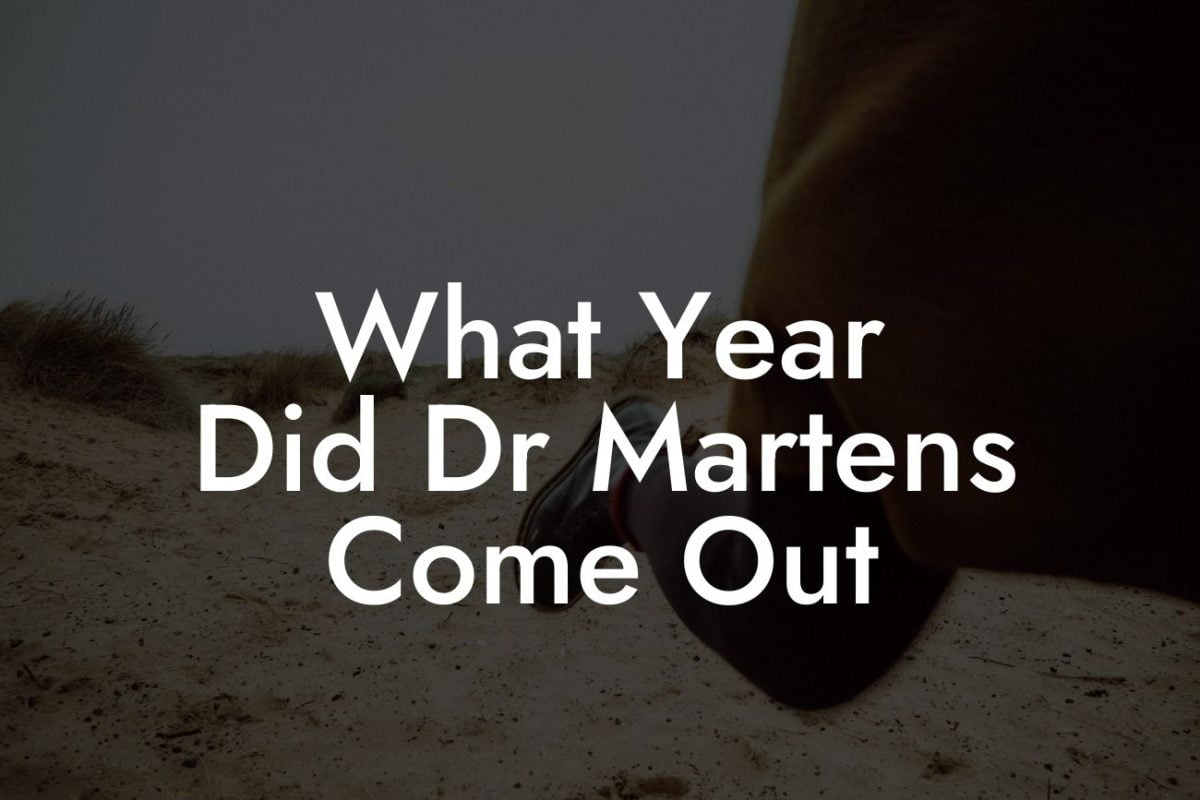 What Year Did Dr Martens Come Out