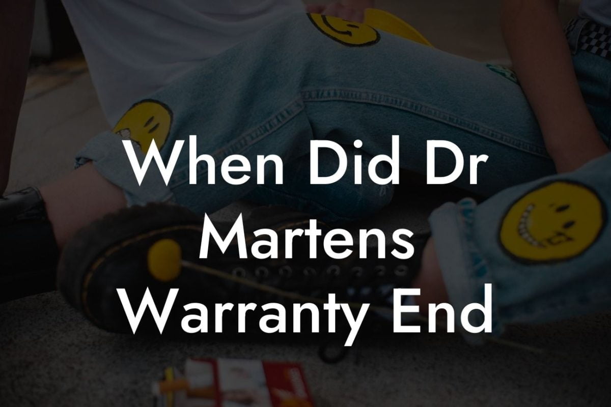 When Did Dr Martens Warranty End