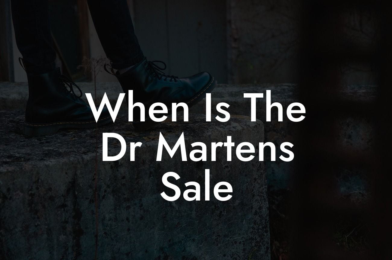 When Is The Dr Martens Sale