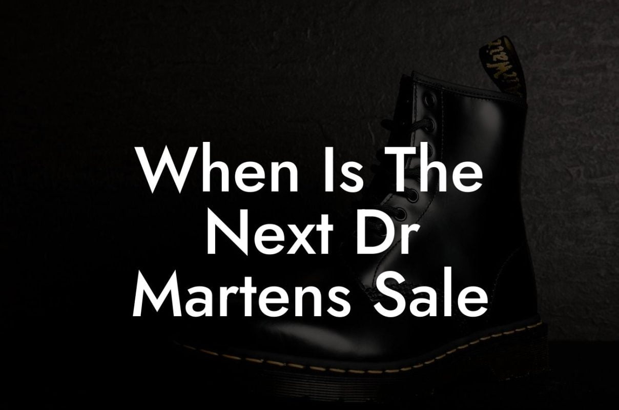 When Is The Next Dr Martens Sale