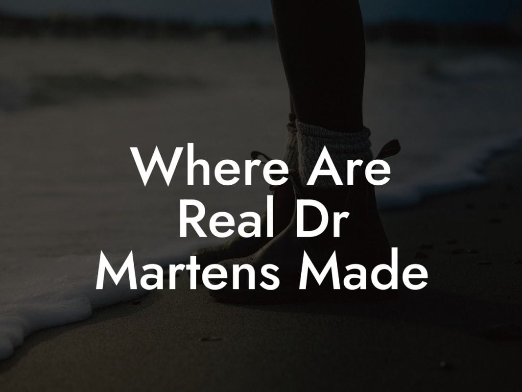 Where Are Real Dr Martens Made