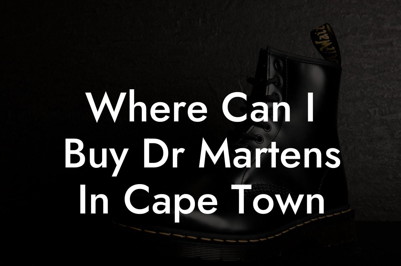 Where Can I Buy Dr Martens In Cape Town