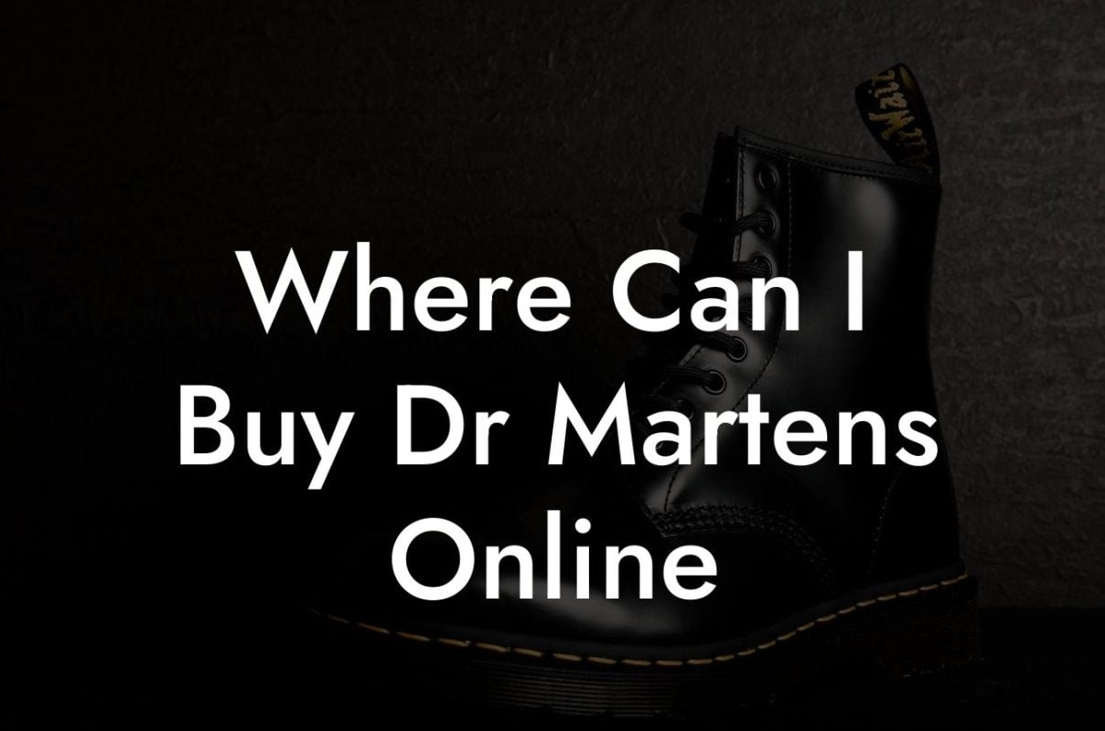 Where Can I Buy Dr Martens Online