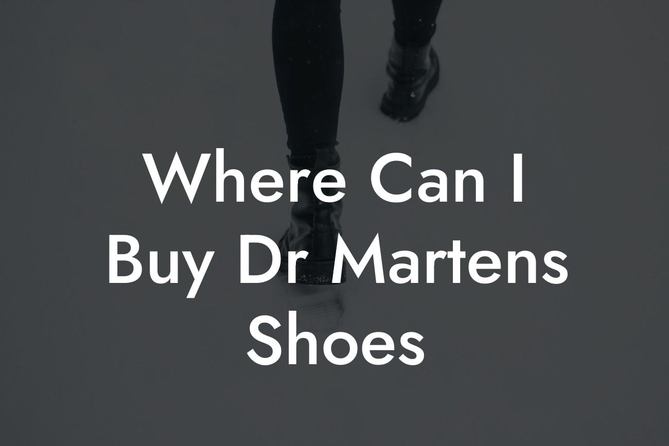 Where Can I Buy Dr Martens Shoes