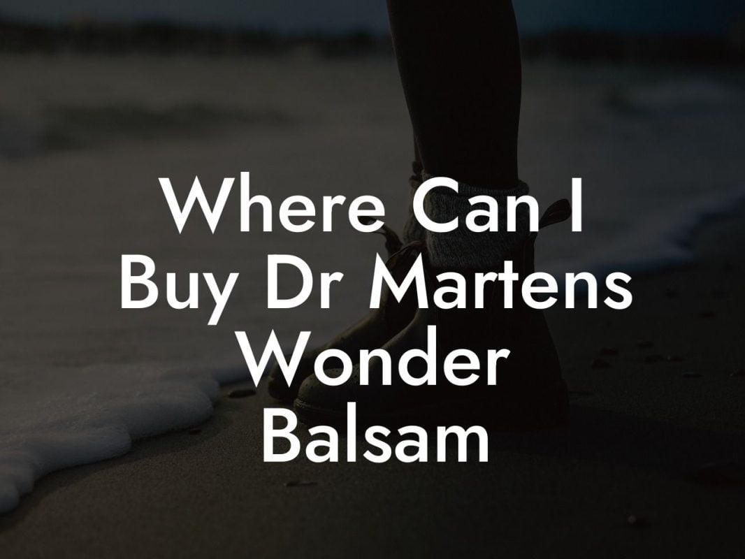 Where Can I Buy Dr Martens Wonder Balsam