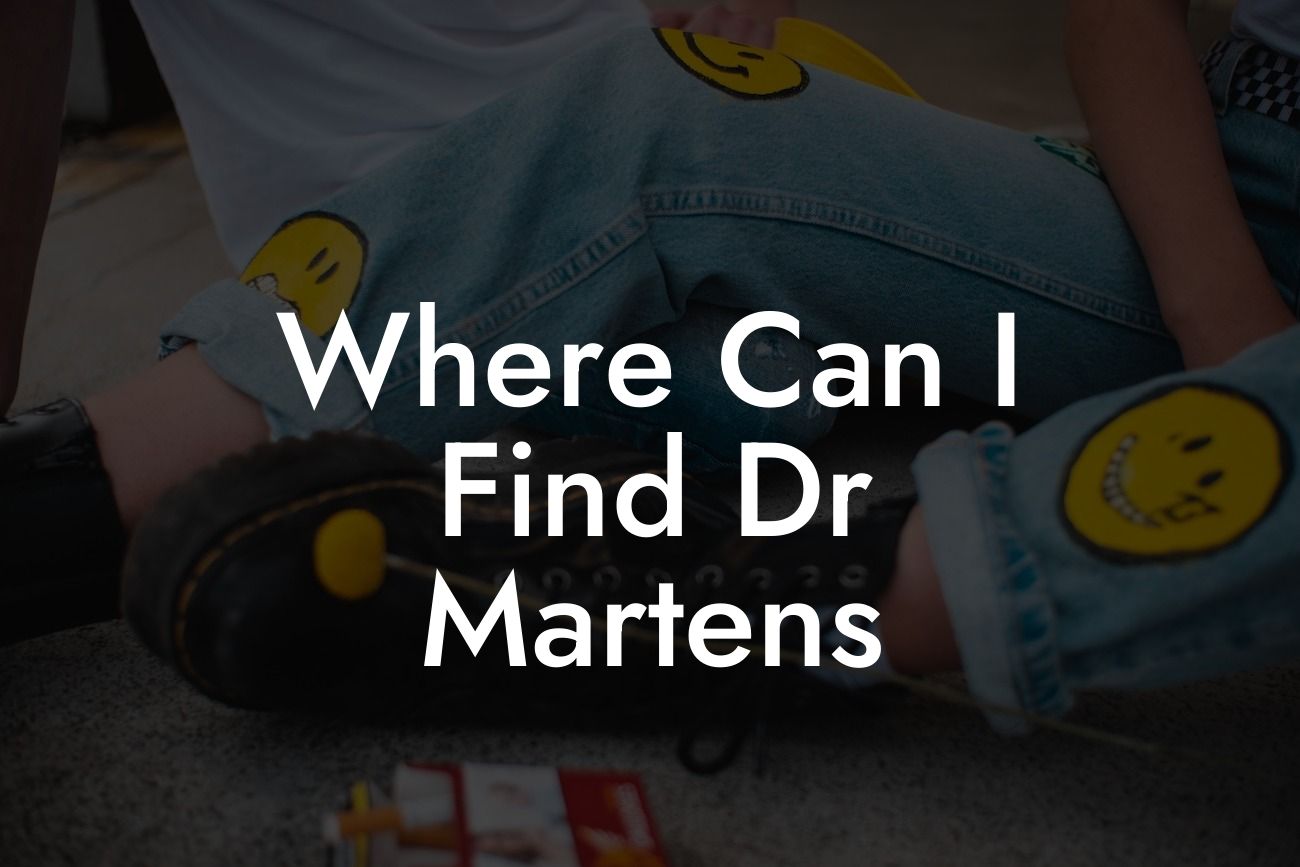 Where Can I Find Dr Martens