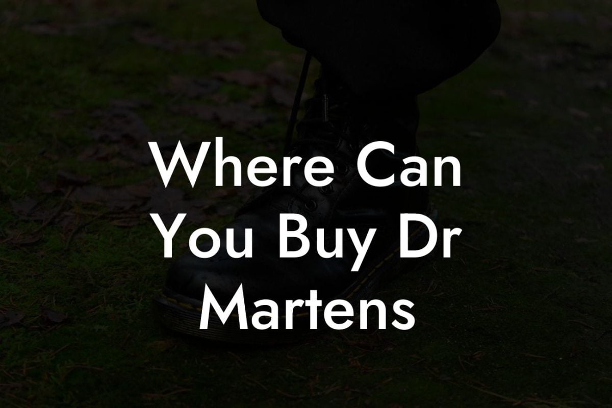 Where Can You Buy Dr Martens