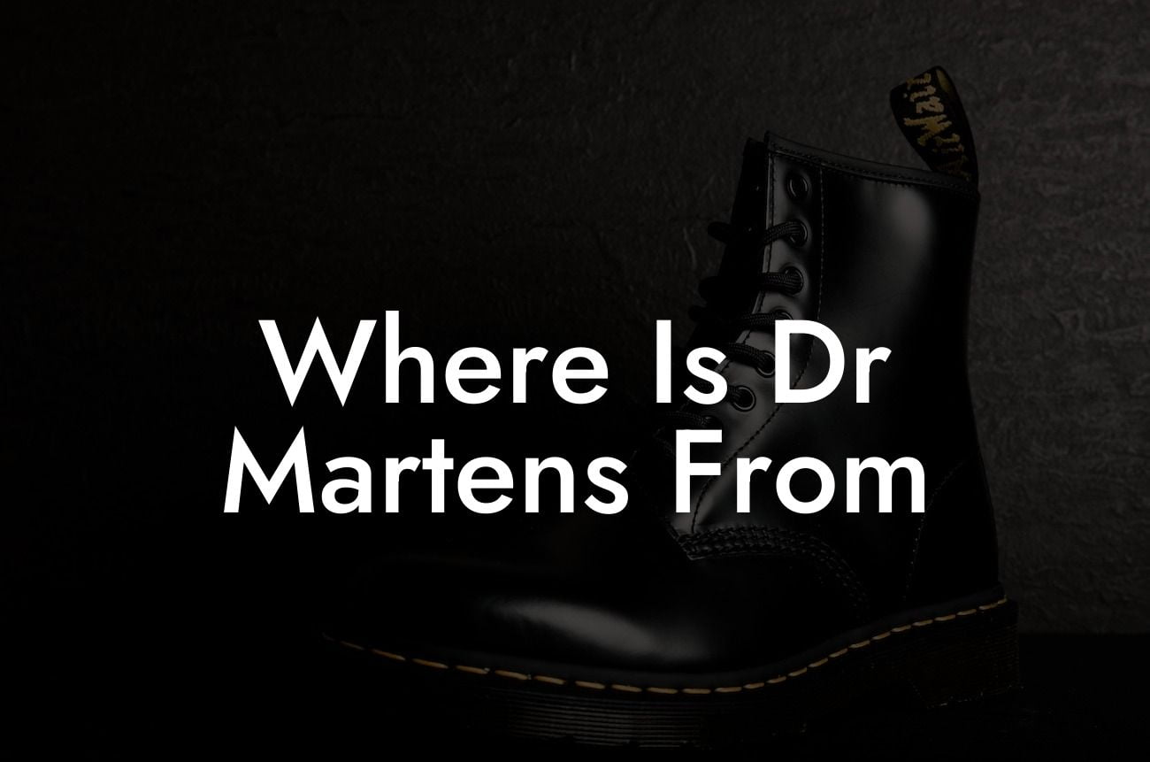 Where Is Dr Martens From