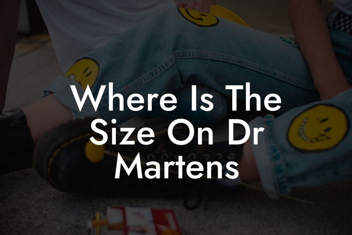 Where Is The Size On Dr Martens