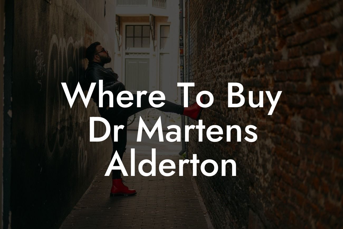 Where To Buy Dr Martens Alderton