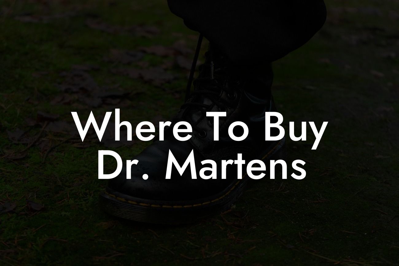 Where To Buy Dr. Martens