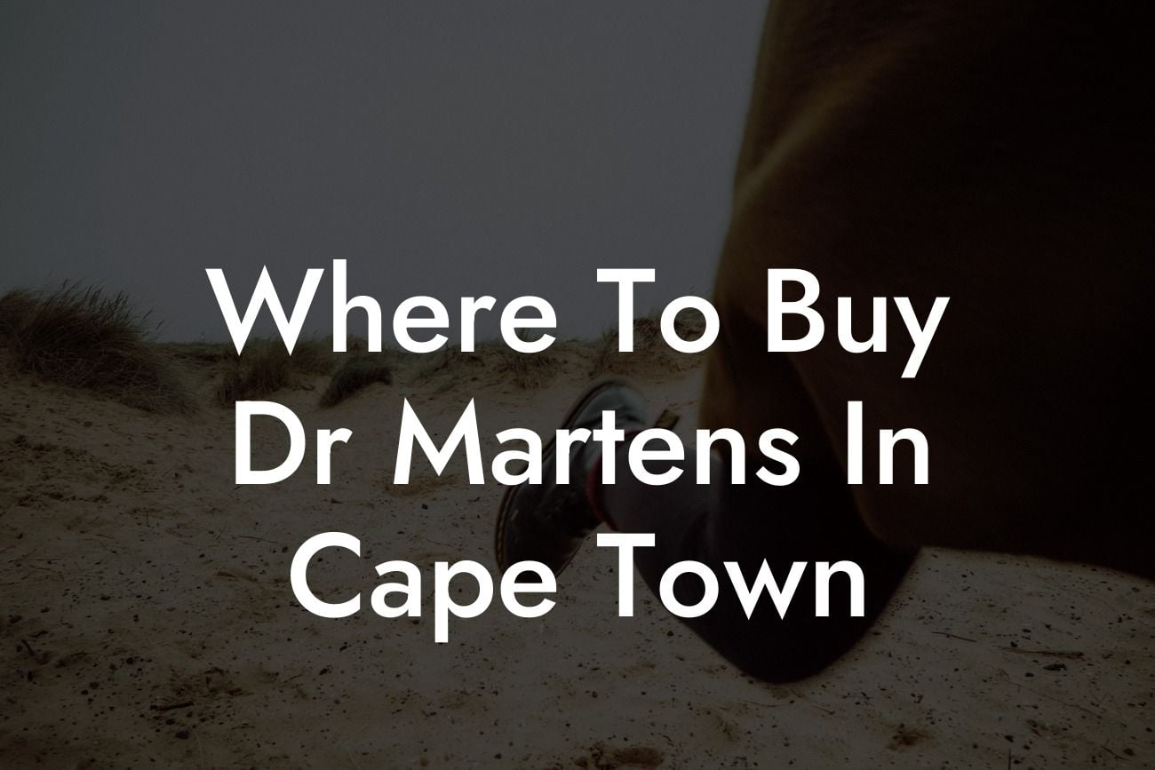 Where To Buy Dr Martens In Cape Town