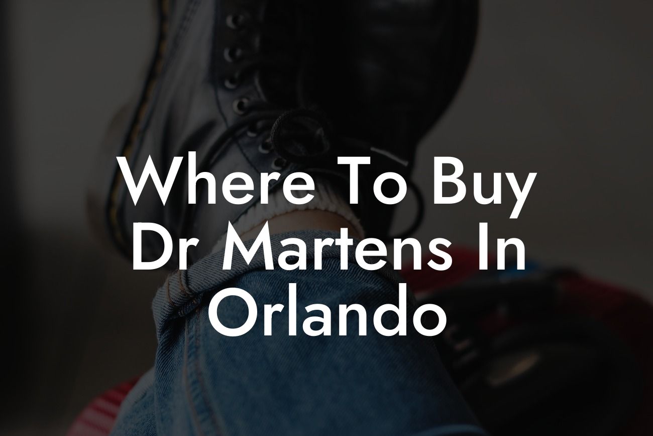 Where To Buy Dr Martens In Orlando