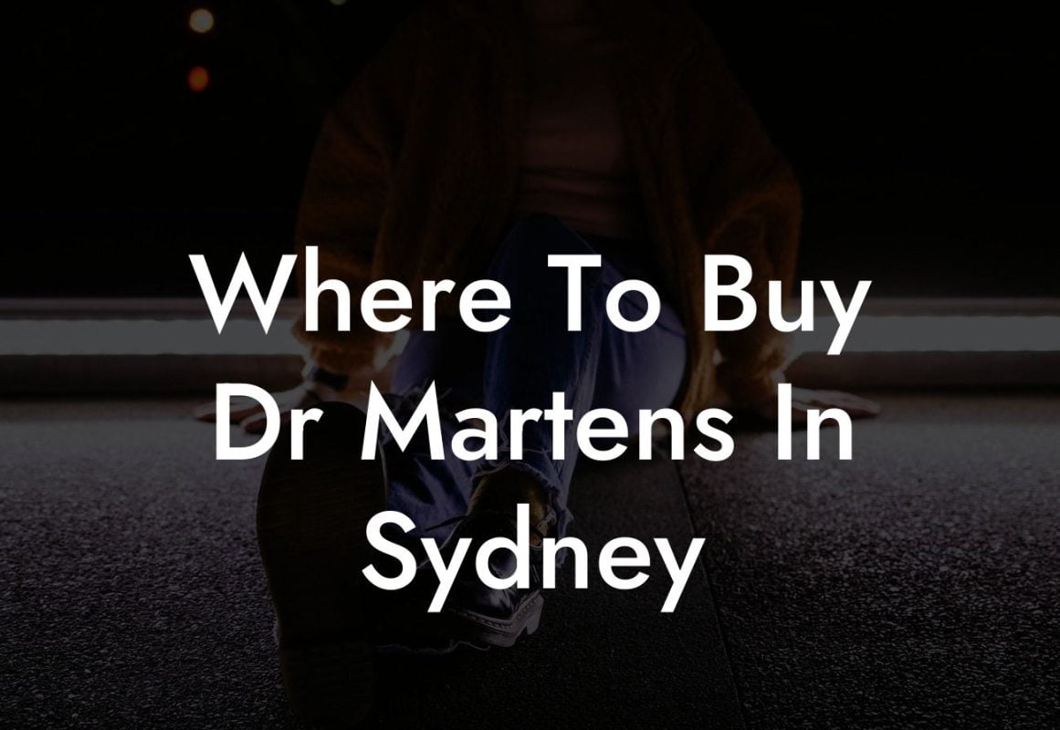 Where To Buy Dr Martens In Sydney