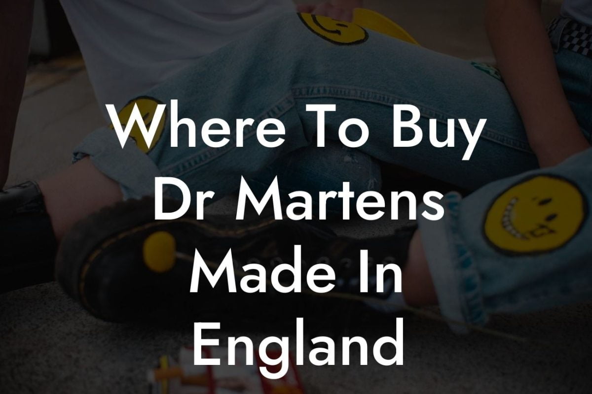 Where To Buy Dr Martens Made In England