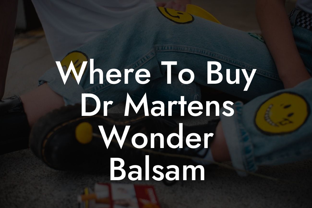 Where To Buy Dr Martens Wonder Balsam