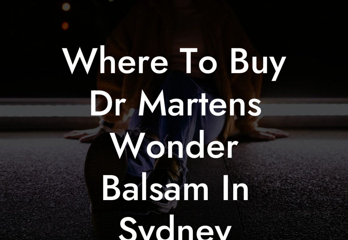 Where To Buy Dr Martens Wonder Balsam In Sydney